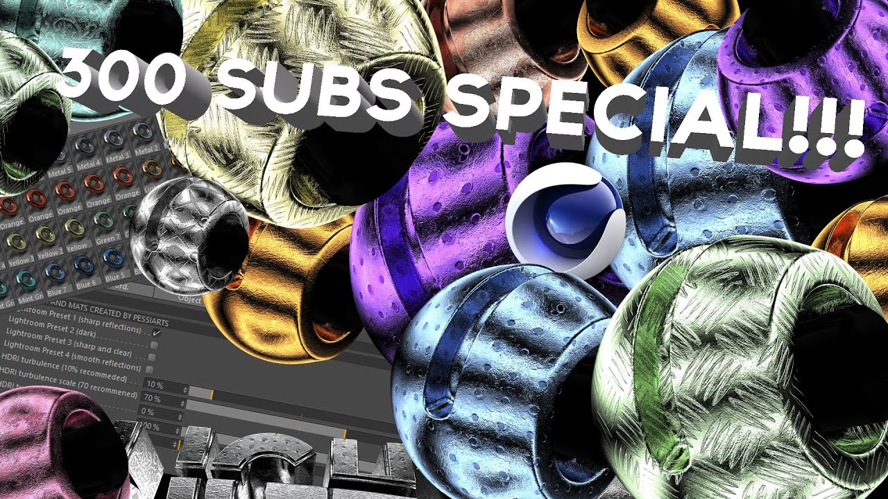 ● FREE C4D LIGHTROOM + MATERIALS ● [READ DESC] ● 100 likes? ●