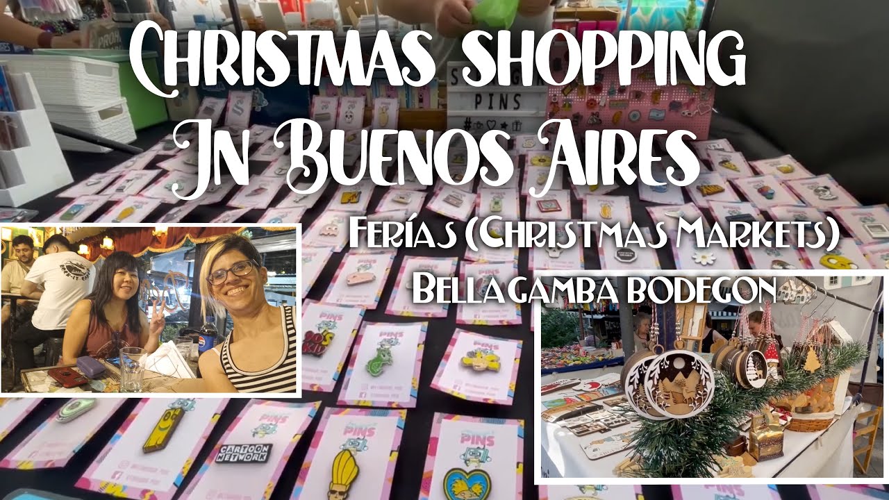 Argentinian Christmas Markets (Ferías), BellaGamba Bodegon (Traditional Argentinian Restaurant)