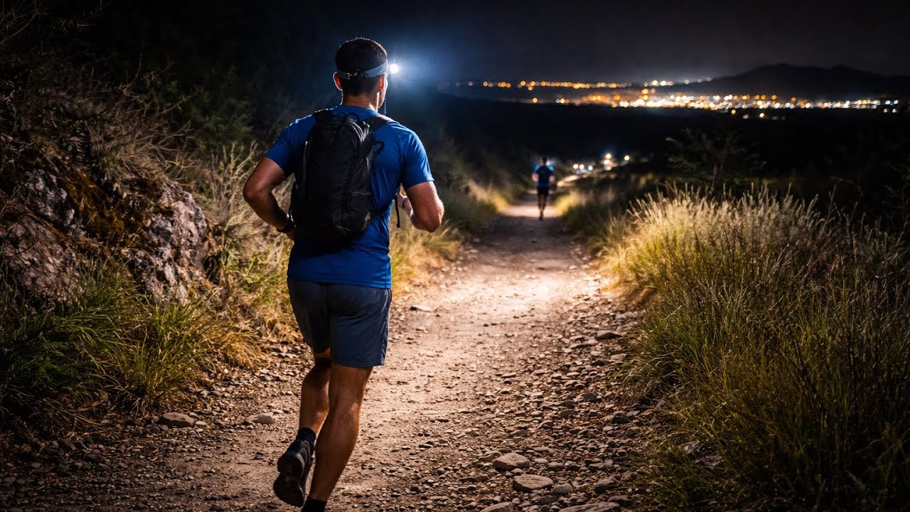 Running Experience 4K – TrailRace Night Antequera 2025 | Real POV Night Journey