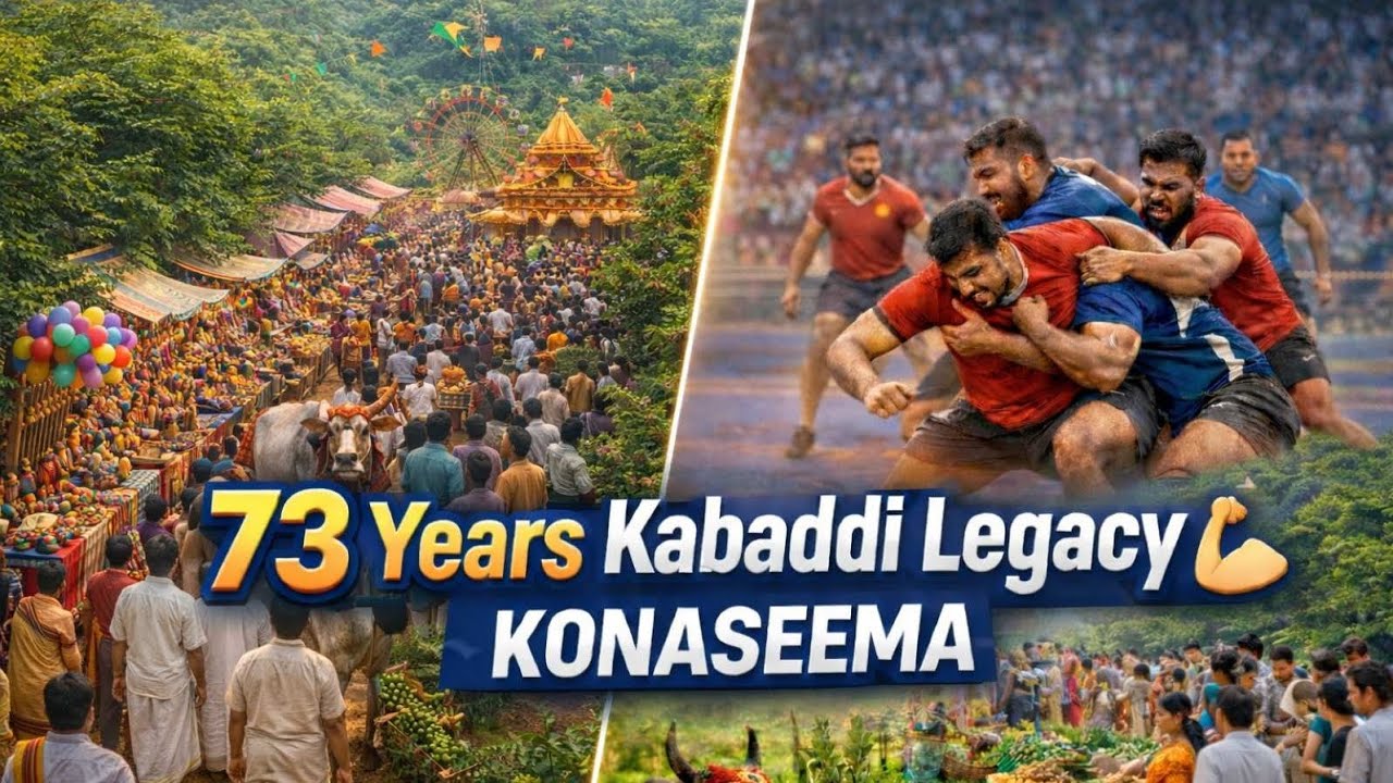 👉 73 YEARS 😱 KONASEEMA KABADDI 🔥 Sankranthi  MASS FEST #kodipandalu #gundata #konaseemasankranthi