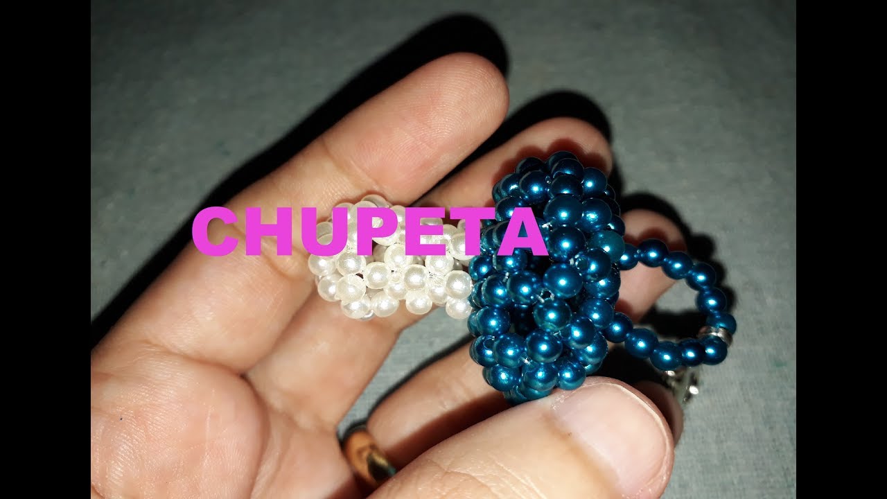 Chupeta de pérolas passo a passo parte 1