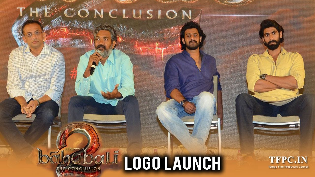 Baahubali 2 Press Meet | Logo Launch | Rajamouli, Prabhas, Anushka, Rana Daggubati, Sobhu | TFPC
