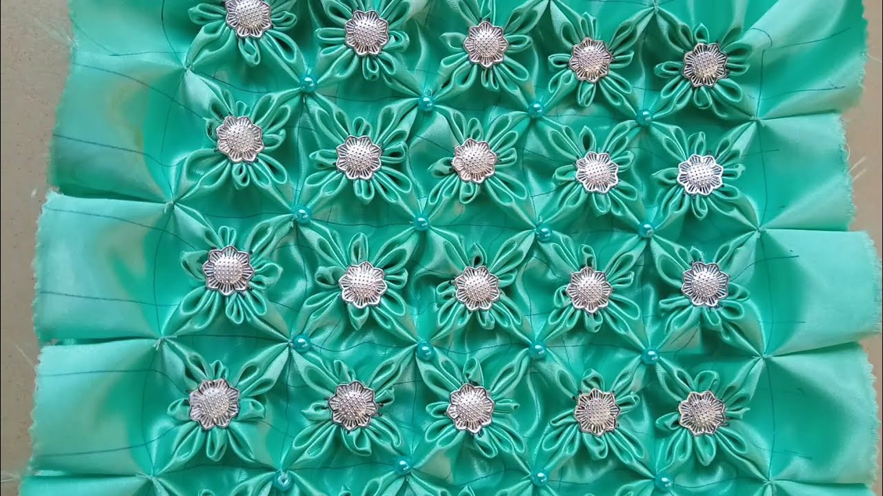 Canadian smocking pattern/ lotus flower design/csei51