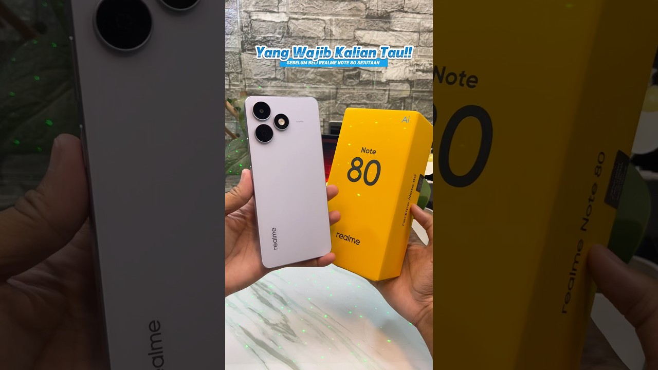 Wajib kalian tau sebelum beli realme note 80 terbaru ini #realmenote80 #shorts