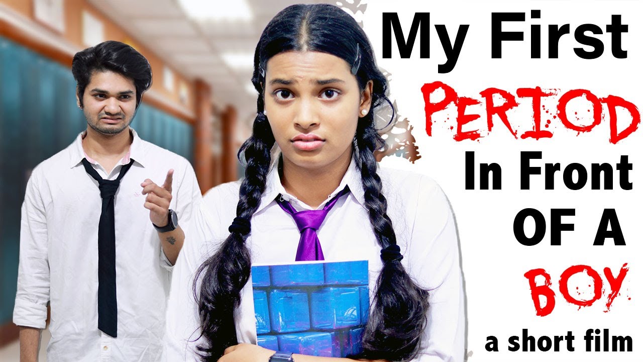 MY FIRST PERIOD IN FRONT OF A BOY | Emotional Short Film l Ayu Anu Twin Sisters