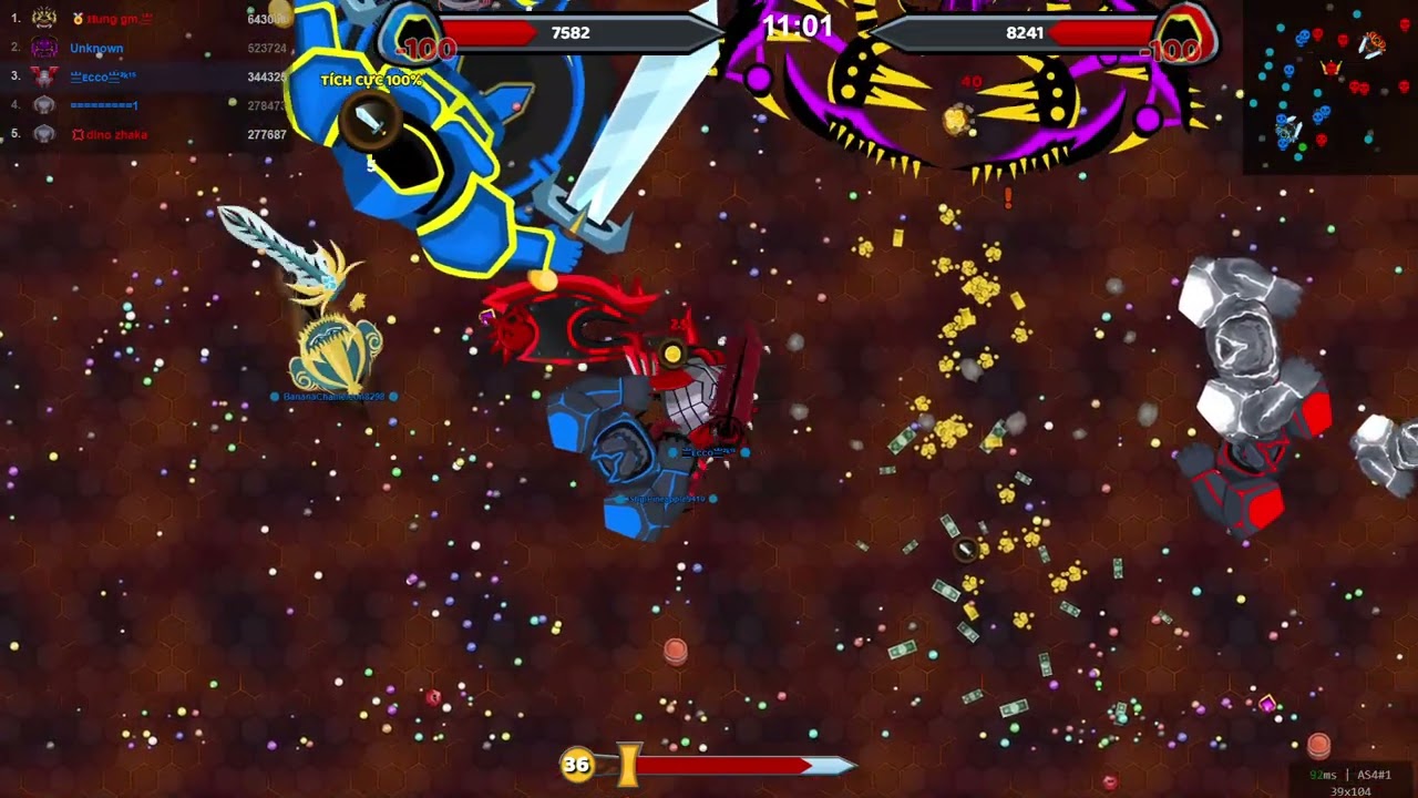 Mạng lag  nên chơi gà nhưng vẫn lên được mega 🏅