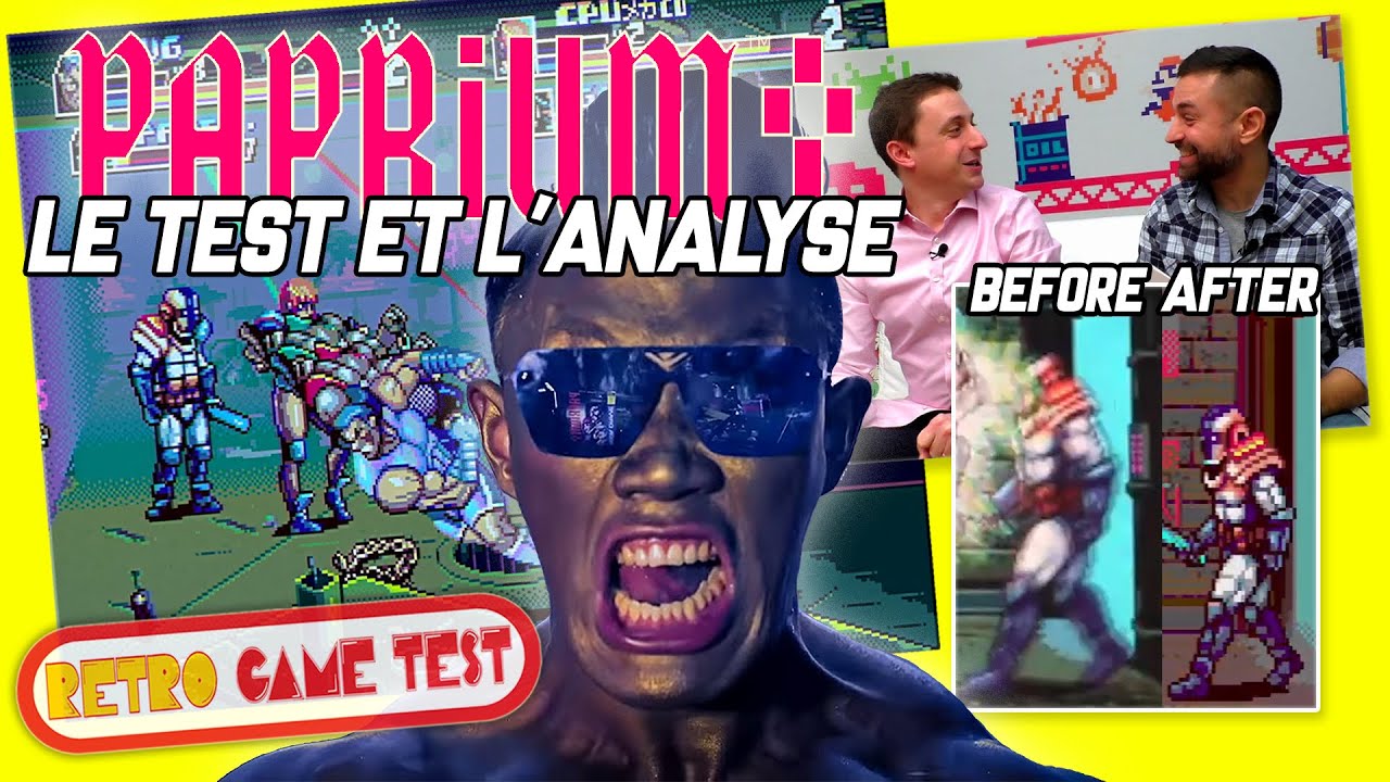 L’analyse PAPRIUM - Retro Game Test - Retro Arch - Mega Drive - Street of Rage - Final Fight -