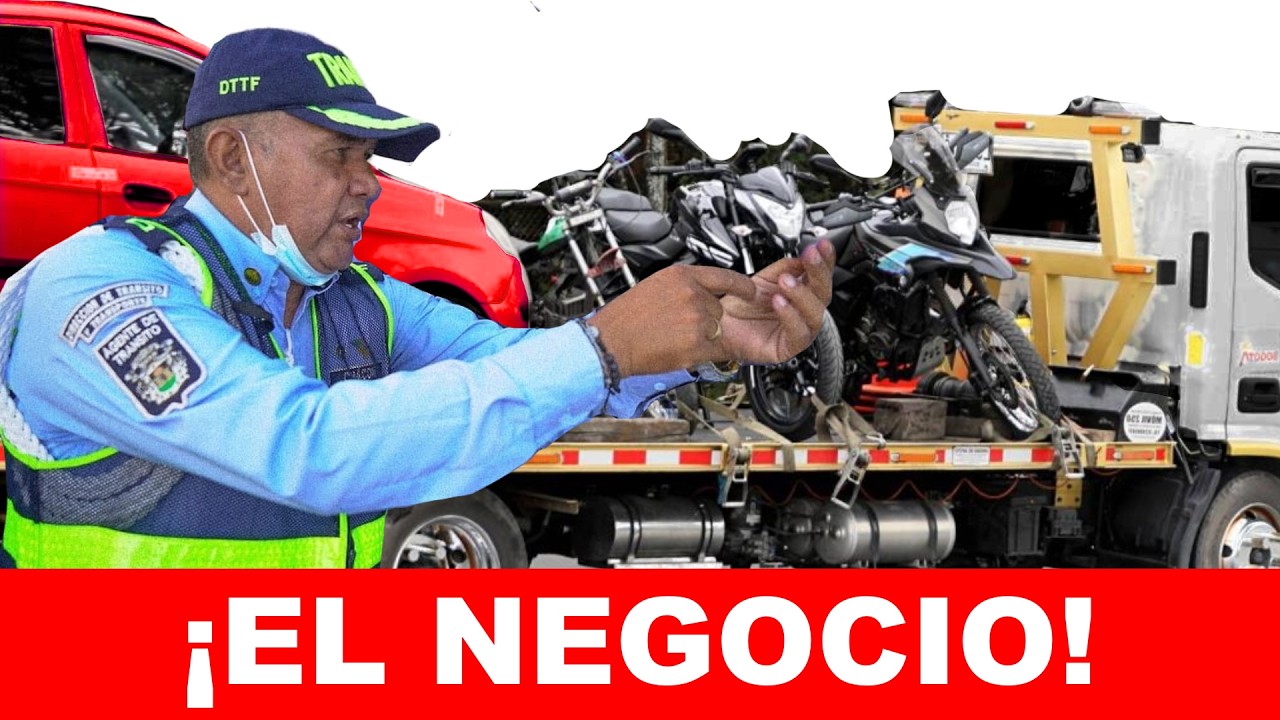 AGENTE y gruero ENGAÑAN conductores con cuántos VEHÍCULOS puede llevar una grúa...