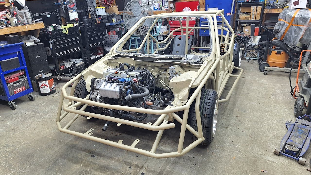 Cheapest K Swapped Civic get's full Suspension