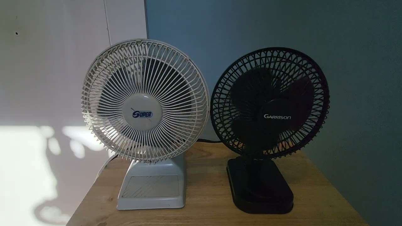 Comparing my super desk fan to my garrison desk fan