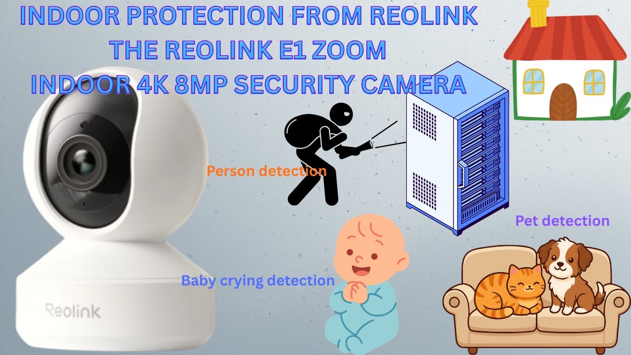 Indoor Security Protection With The Reolink E1 Zoom