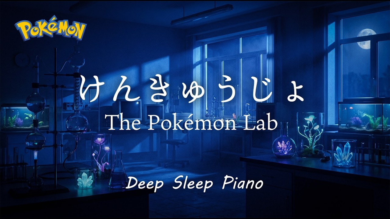 けんきゅうじょ（オープニング）- ポケモンダイパ 睡眠用チルピアノアレンジ / The Pokémon Lab - Pokémon Diamond & Pearl [Piano Lullaby]