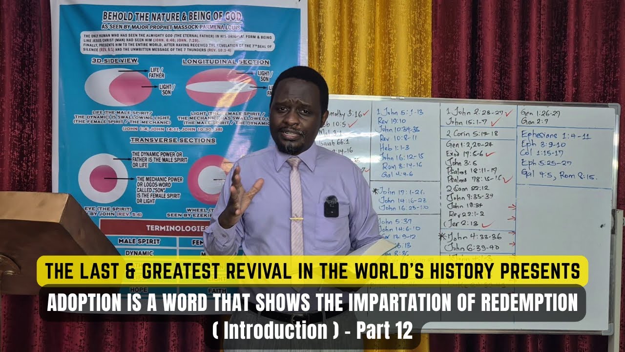 ADOPTION IS A WORD THAT SHOWS THE IMPARTATION OF REDEMPTION ( Introduction )