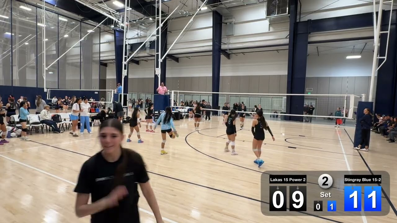 Lakas 15 Power 2 vs Stingray Blue 15-2 (2nd set)