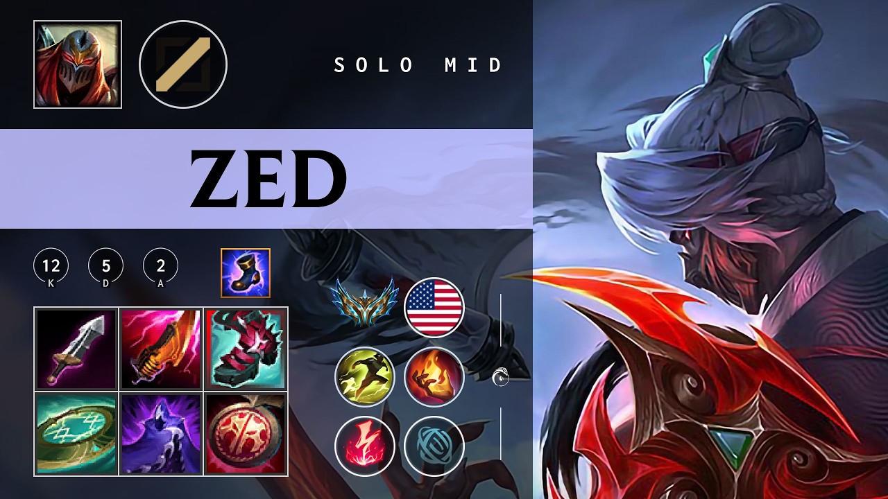 Zed Mid vs Akshan - NA Challenger Patch 26.03