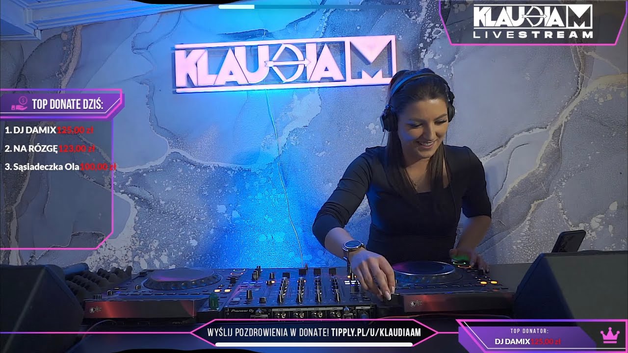 Klaudia M   -  Live Mix NAJLEPSZA KLUBOWA MUZYKA 2025 NA ŻYWO! 🔴