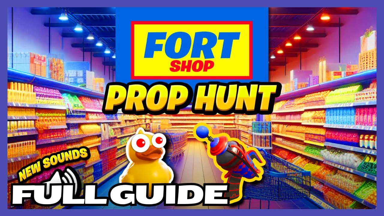 🛒 THE ULTIMATE PROP HIDE & SEEK! 😱 | Fortnite Fort Shop Prop Hunt #fortnite #fortnitecreative