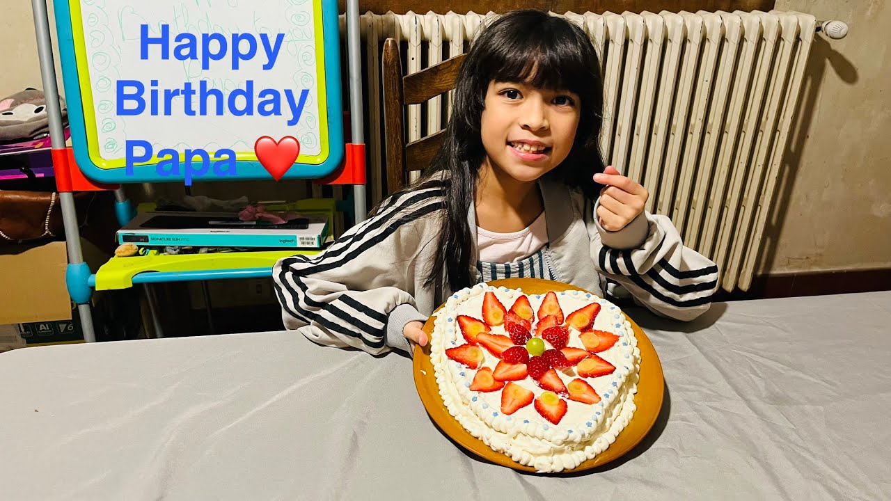 Cùng làm bánh ￼gâteau 🎂 ￼đơn giản chúc mừng sinh nhật papa 