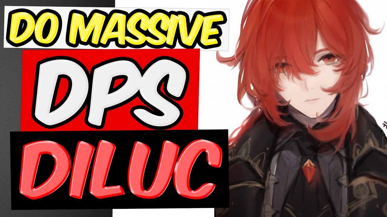 DO MASSIVE DPS/DAMAGE WITH THIS DILUC BUILD GENSHIN IMPACT | DILUC GENSHIN IMPACT