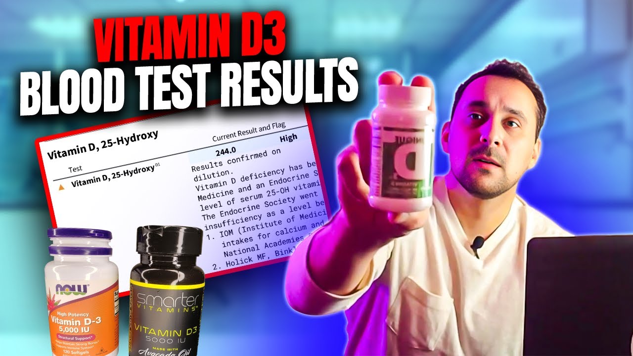 My vitamin D3 blood test experiment which supplement brands work?!