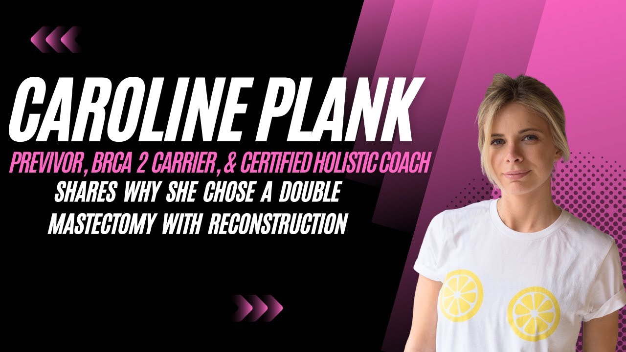 Caroline Plank, Previvor, BRCA 2 Carrier, Certified Holistic Coach & RRCA Level 1 Run Coach