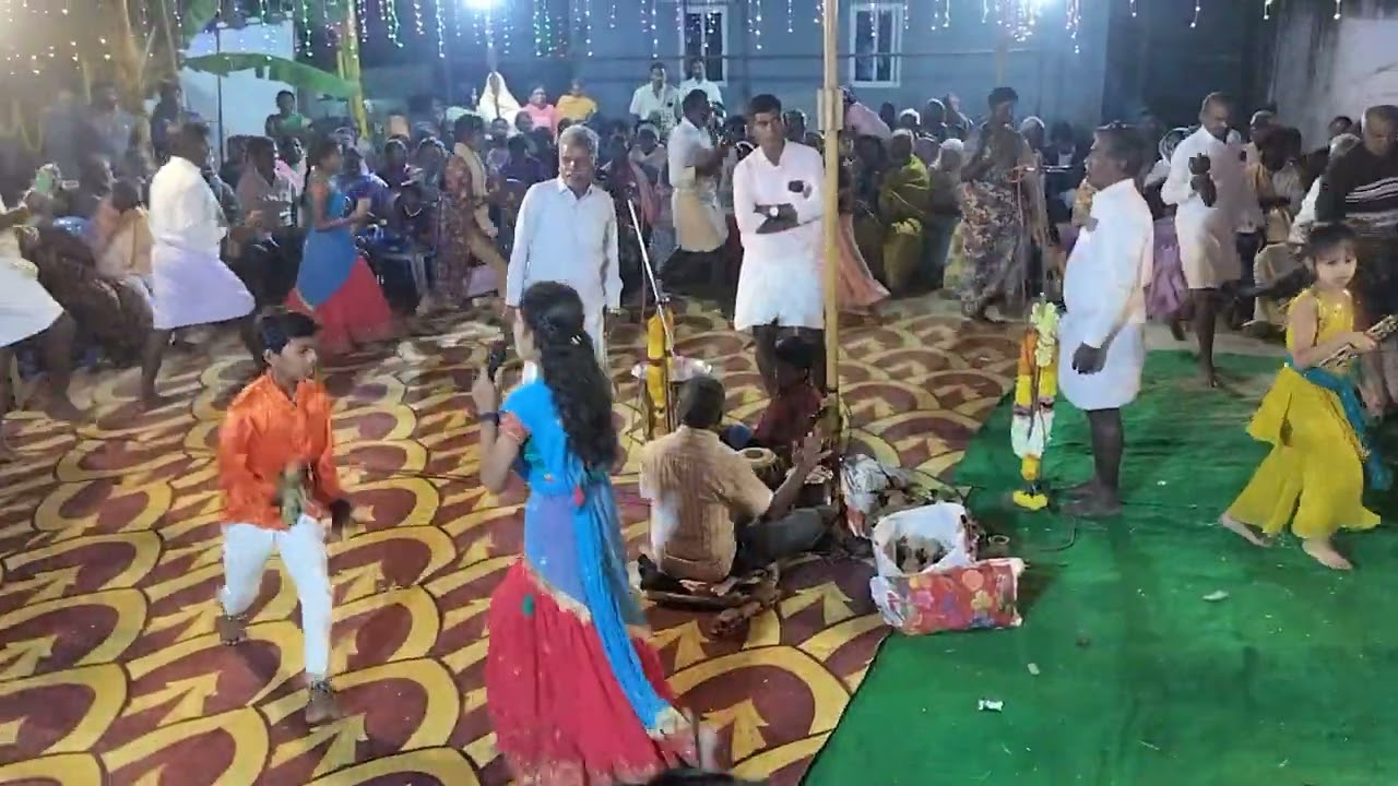 శ్రీకృష్ణ.. సత్యభామ సంభాషణ సన్నివేశము.. కృష్ణమూర్తి దాస్ శిశు బృందంబండ్ల దొడ్డి చెక్కభజన బృందము