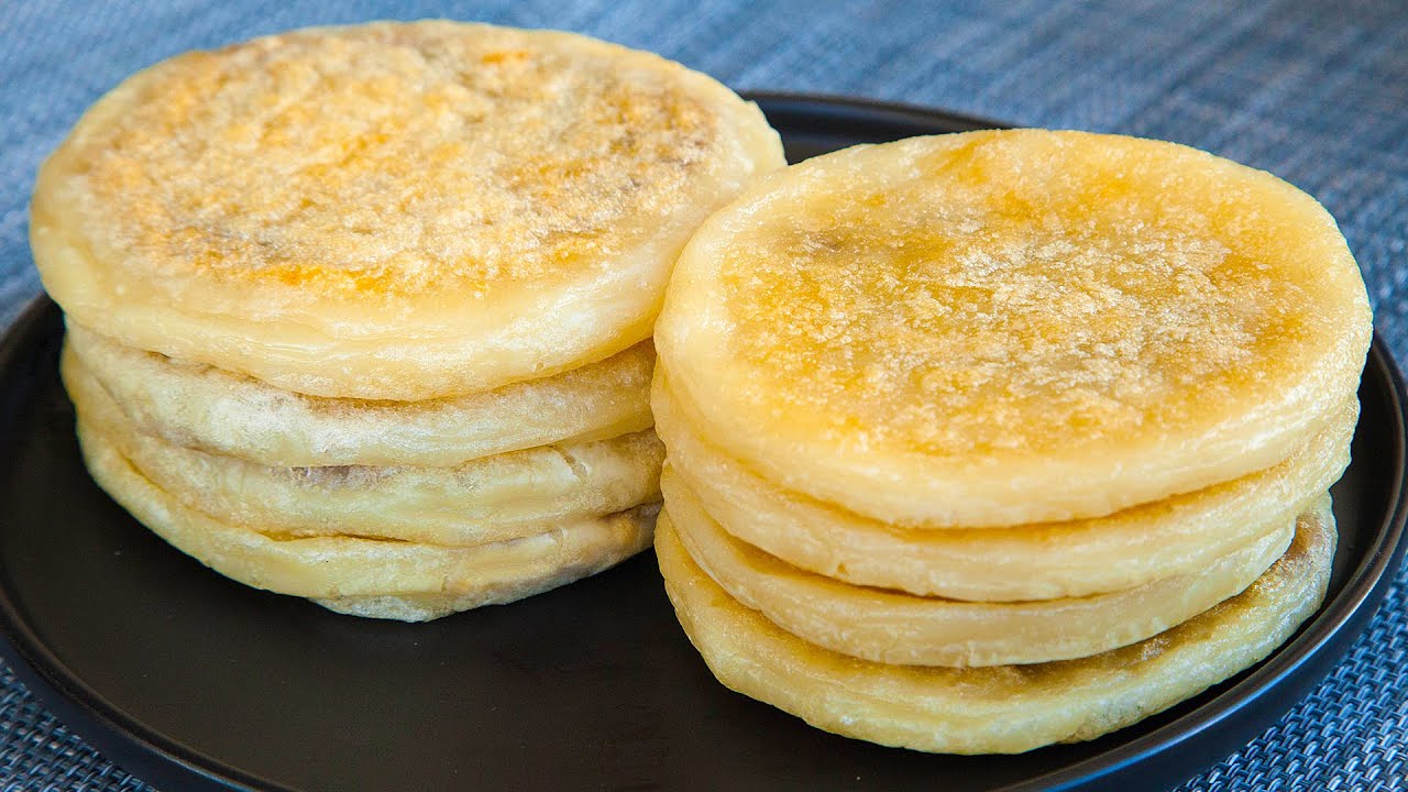 糯米餅的最簡單做法，看著就想吃，外酥裡糯香甜，不學會可惜了  Glutinous rice cakes  #农村美食 #美食教程 #小吃 #早餐 #糯米饼 #煎饼 #甜点 #传统美食  #红糖