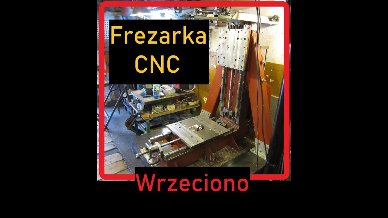 Frezarka CNC Kolumnowa #6 Wrzeciono BT 30 ATC ISO 30 / oś Z /stół alumniowy