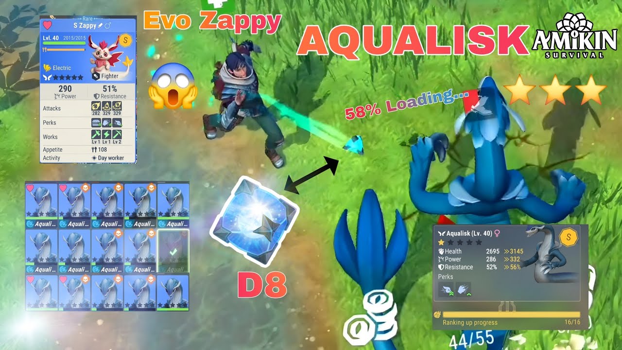 ⭐ AMIKIN SURVIVAL | CAPTURE AQUALISK 2 ⭐⭐ | EVO ZAPPY TO ZAPSTER ⚡⚡ 28