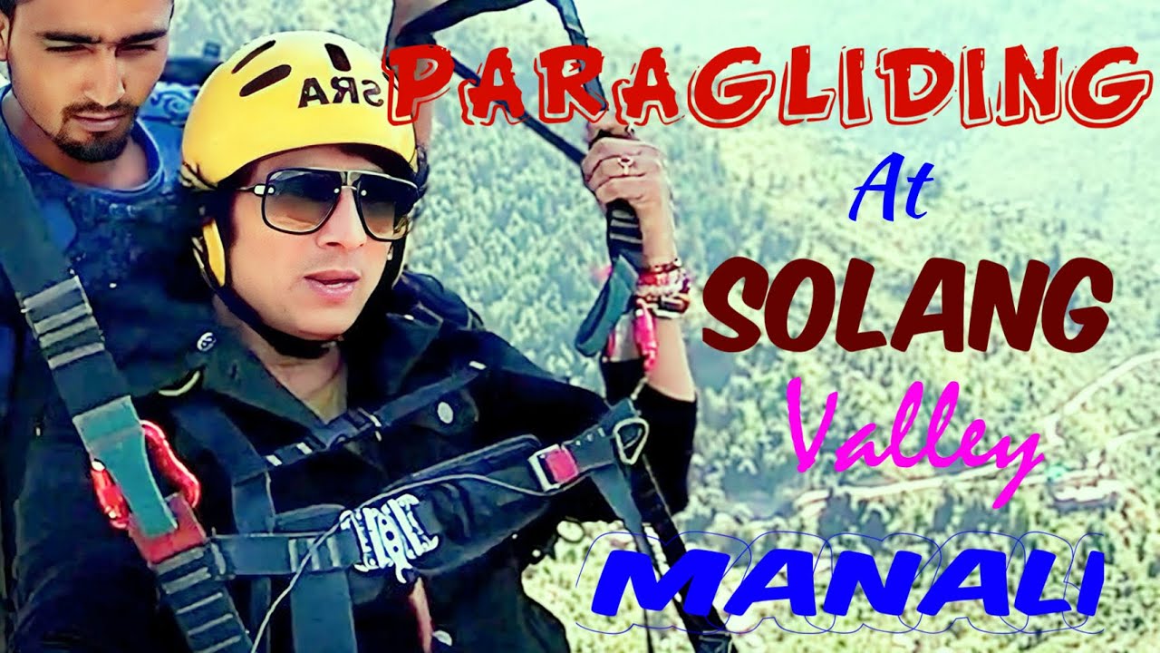 PARAGLIDING At Solang Valley Manali | Ravie Sudha Choudhary | Vlog 2  #raviesudhachoudhary