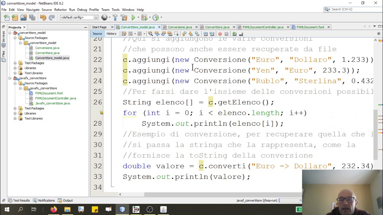 Esercizio sul convertitore di valuta utilizzando JavaFX