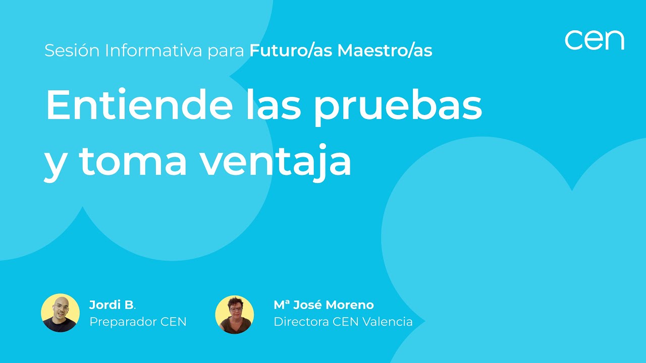 Oposiciones Maestros 2026 en la Comunidad Valenciana: Claves para prepararlas | CEN