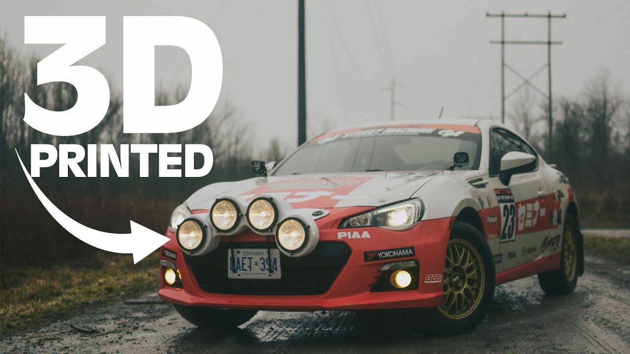 3D Printed Rally Light Pod for my BRZ