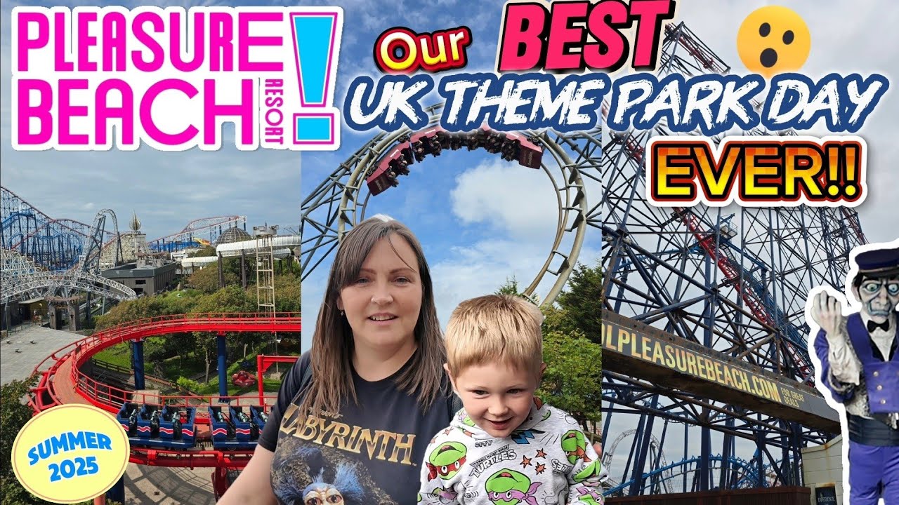 The MOST INCREDIBLE Day at Blackpool Pleasure Beach - Summer 2025 - We were SURPRISED !!😮🎢