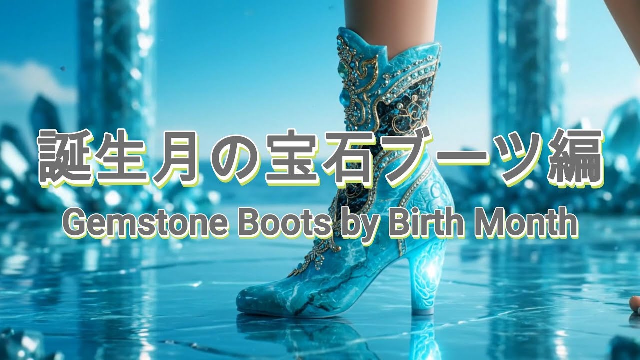 【ASMR】誕生月の宝石ブーツ編👢💎 / Birth Month Gemstone Boots Edition👢💎　#asmr #relaxing