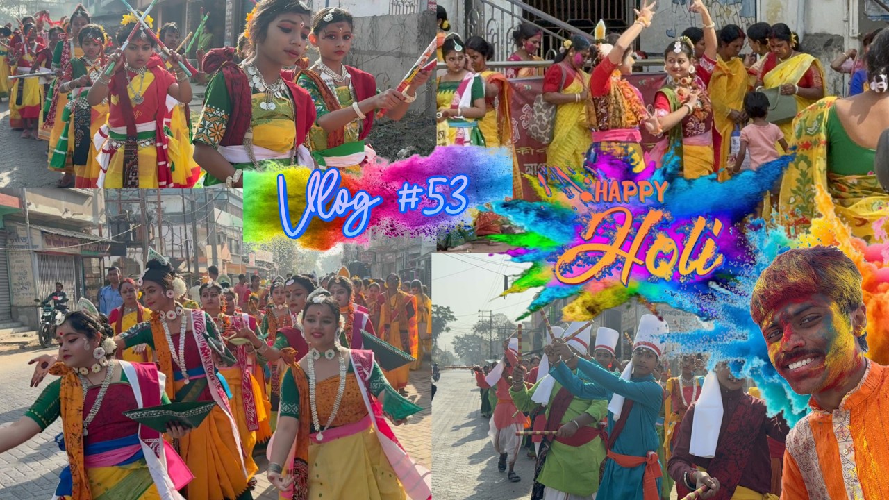 Holi Celebration at Kirnahar || Happy Holi || Vlog#53