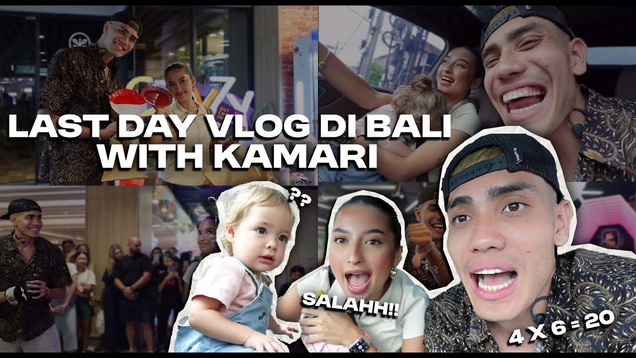 Vlog hari terakhir di bali bareng kamarii