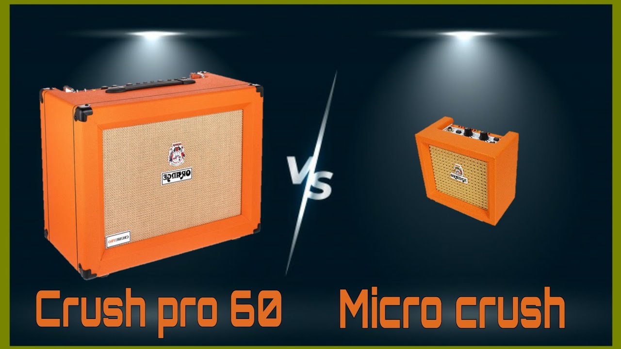 Amplificador Orange - Review Micro crush Orange Crush Pro 60