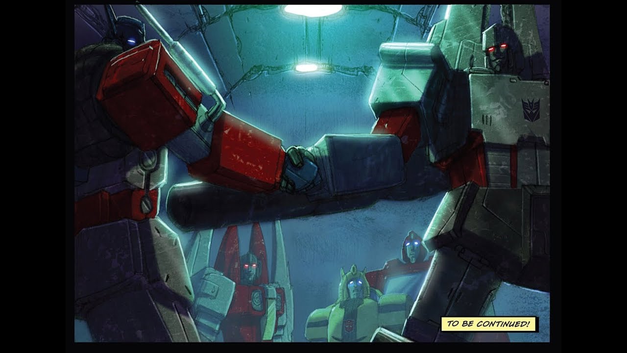 IDW:Megatron exposes Zeta Prime's madness and tyranny!From Transformers Autocracy!