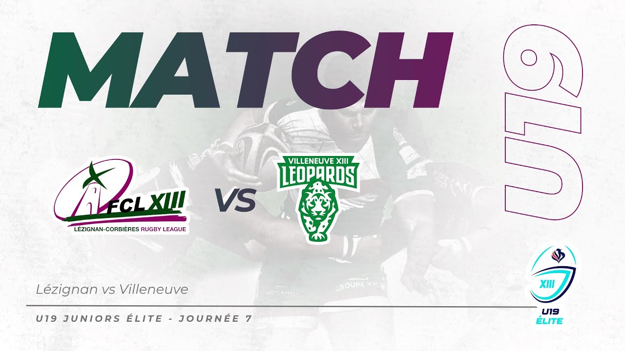 MATCH | U19 | Lézignan vs Villeneuve (J7)