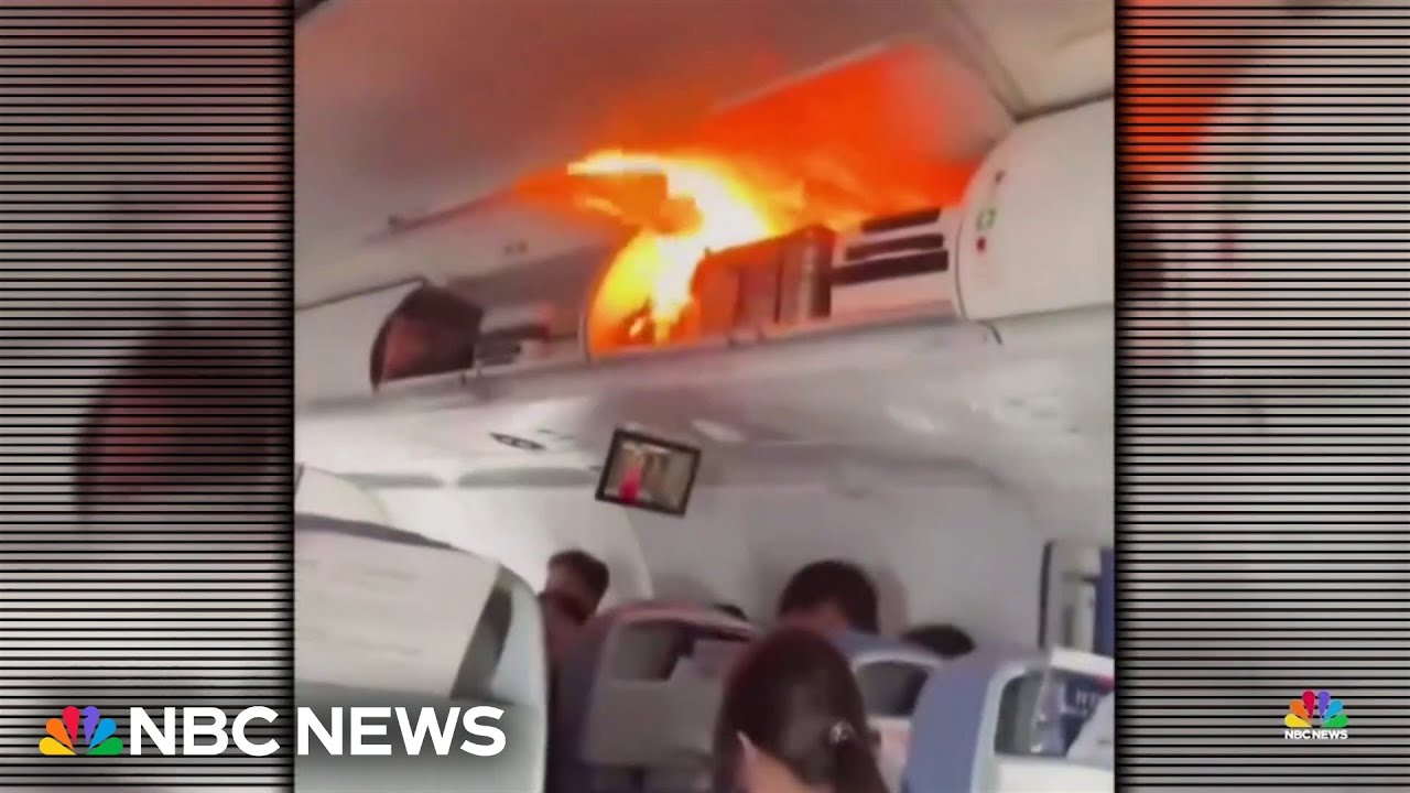 Dangers of rechargeable batteries on planes