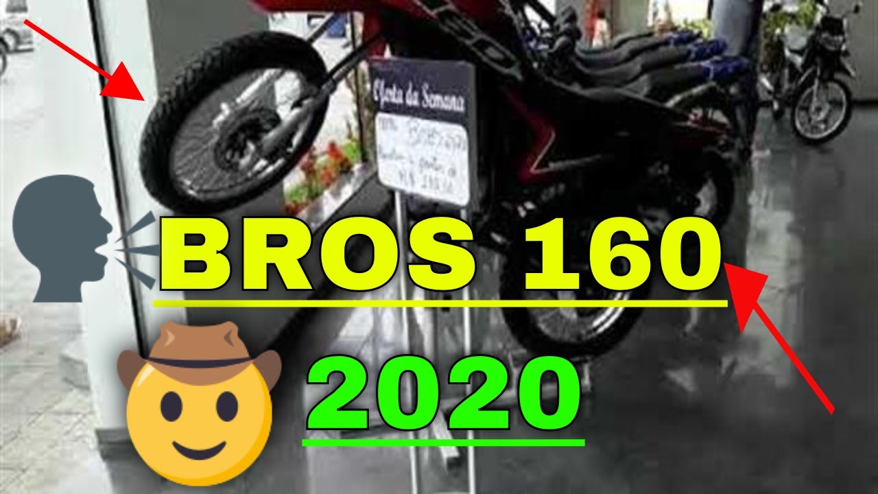 HONDA - NA CONCESSION&Aacute;RIA (BROS 160 2020) | Carlos Rods Motovlog