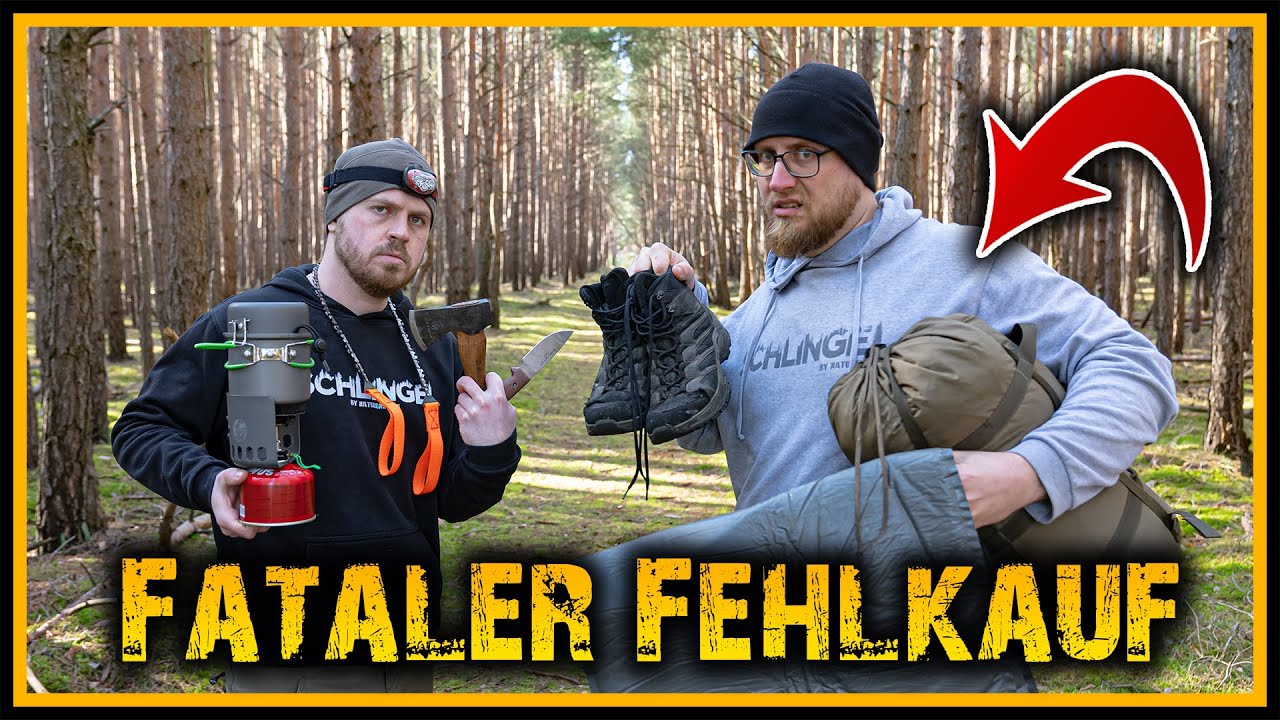 ⚠️ 8 Fatale Fehlkäufe ⚠️ - Outdoor Bushcraft Deutschland