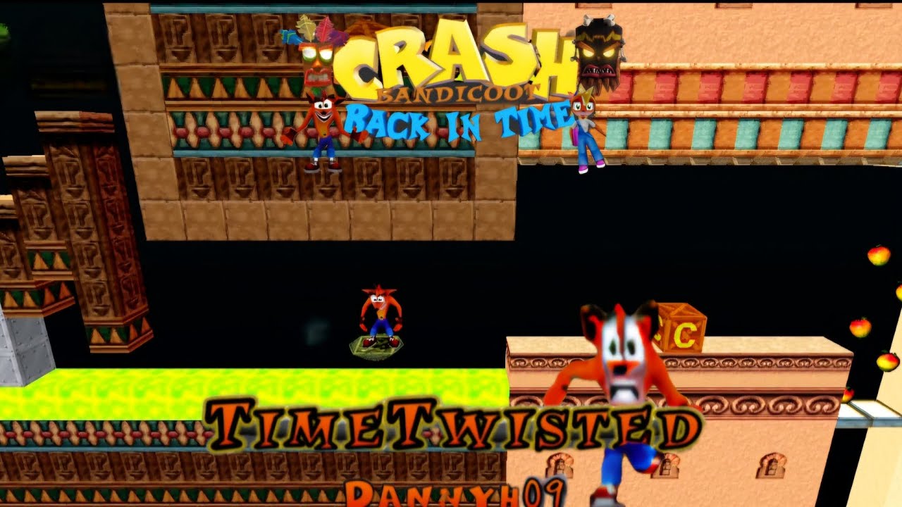 Crash Bandicoot - Back In Time Fan Game: Custom Level: Time Twisted By DannyH09