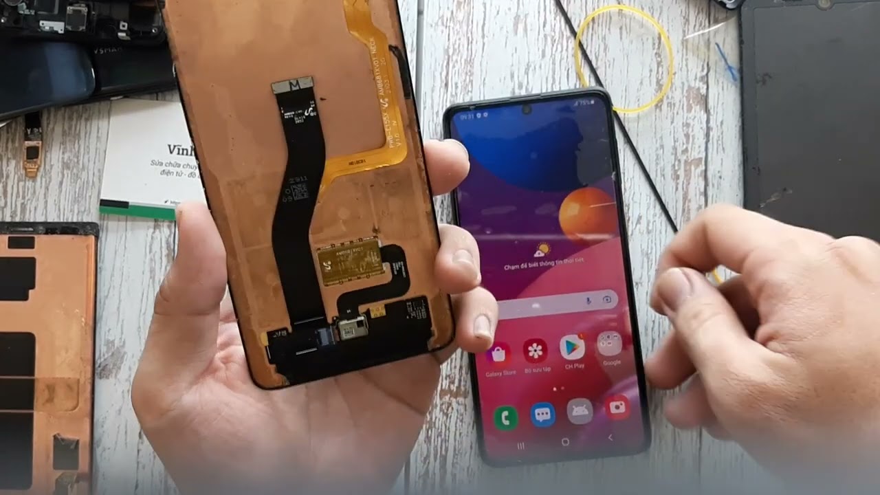 Sửa màn hình Samsung M51 không lên hình, ép cổ cáp Samsung M51: một số lưu ý bạn cần biết.