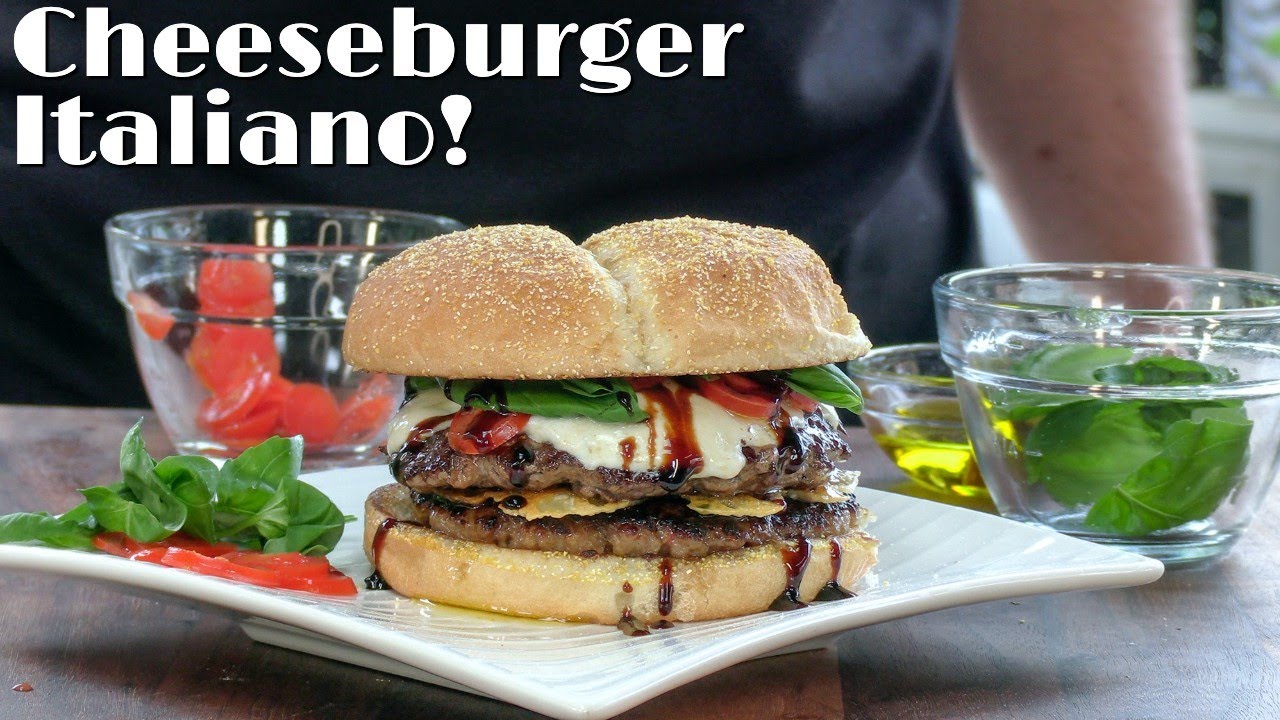 Cheeseburger Italiano Recipe | Italian Cheeseburger | How to Make a Cheeseburger | Ballistic BBQ