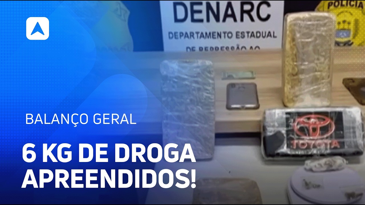 Delegado detalha apreensão de 6 kg de droga análoga ao crack