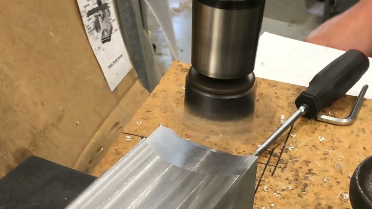 Manual Fly Cutting Aluminum Demo TSU 2025