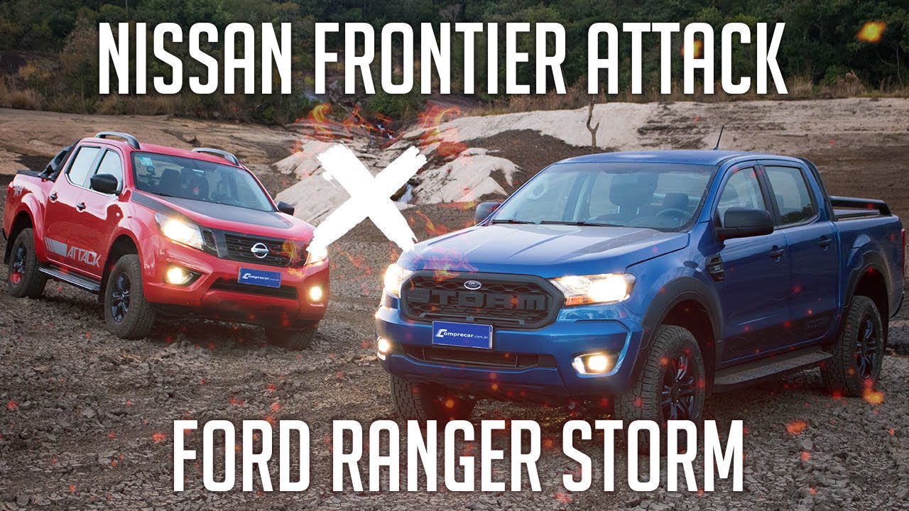 Comparativo: Ford Ranger Storm x Nissan Frontier Attack