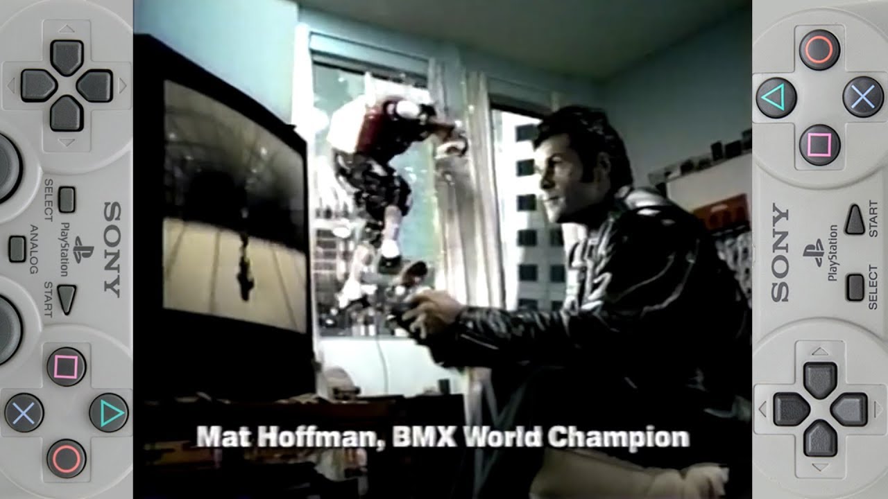 Mat Hoffman's Pro BMX (Sony PlayStation\PSX\PSone\PS\PS1\Commercial) Full HD